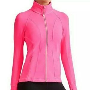 Athleta Hope 2 Jacket Shocking Pink 1X Track